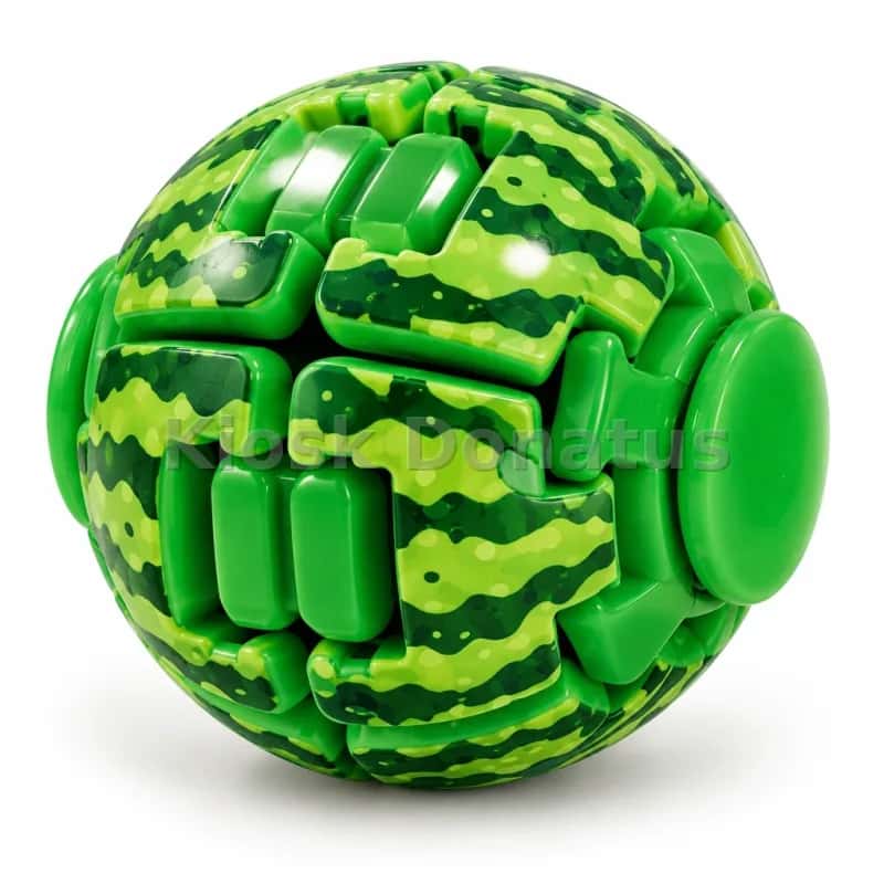 Fidget-Spinner-Ball Wassermelone Grün, 1 Stück