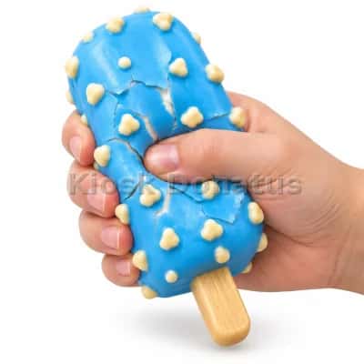 Wax Shell Squishy Eis am Stiel Blau, 1 Stück — Bild 4