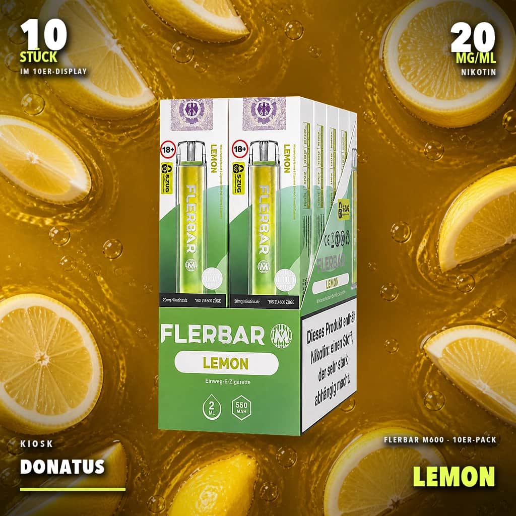 Produktfoto von 10er Pack - Flerbar – Lemon