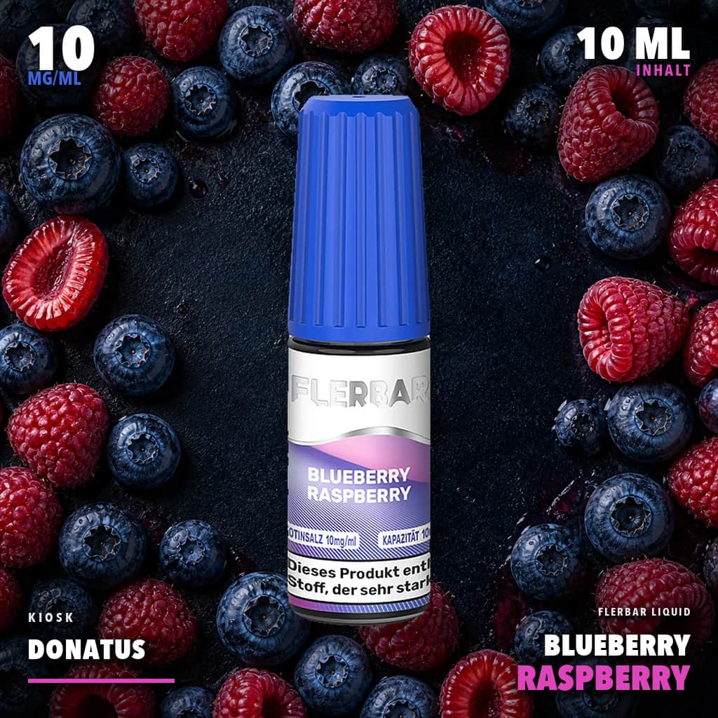 Produktfoto von Flerbar Liquid - Blueberry Raspberry 10mg