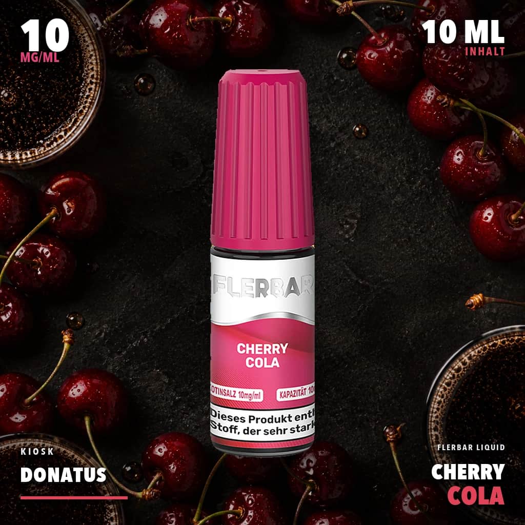 Produktfoto von Flerbar Liquid - Cherry Cola 10mg