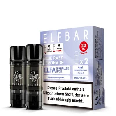 Elf Bar Elfa Blue Razz Lemonade 2x Pods 600 Züge