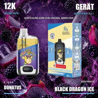 12K Affen Vape – Black Dragon Ice
