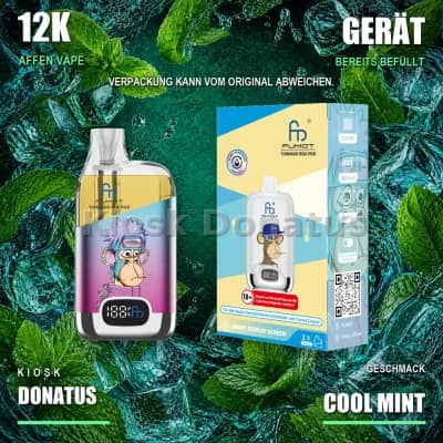 12K Affen Vape – Cool Mint