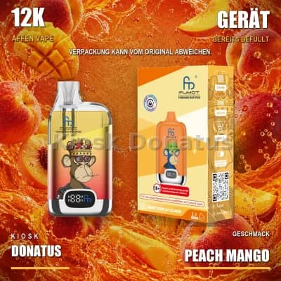 12K Affen Vape – Peach Mango