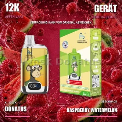 12K Affen Vape – Raspberry Watermelon