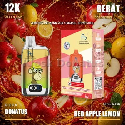 12K Affen Vape – Red Apple Lemon