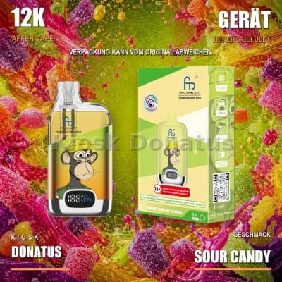 12K Affen Vape – Sour Candy