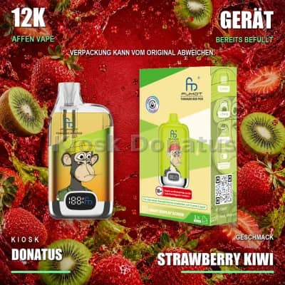 12K Affen Vape – Strawberry Kiwi