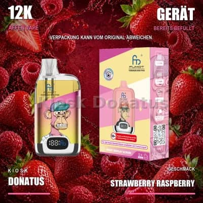 12K Affen Vape – Strawberry Raspberry