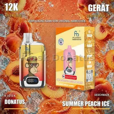 12K Affen Vape – Summer Peach Ice