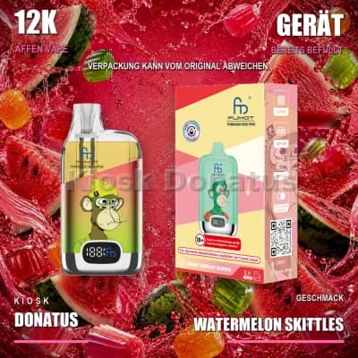 12K Affen Vape – Watermelon Skittles