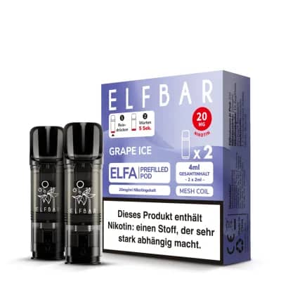 Elf Bar Elfa 2x 600 Grape Ice