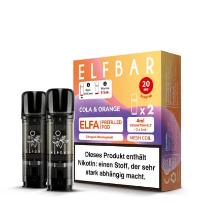 Elf Bar Elfa 2x 600 Cola & Orange