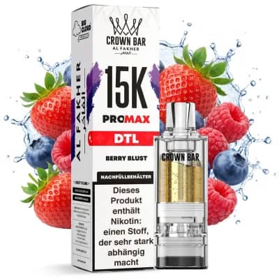 AL FAKHER CROWN BAR 15K PRO MAX - BLUE BLAST – POD  (7 Bewertungen)