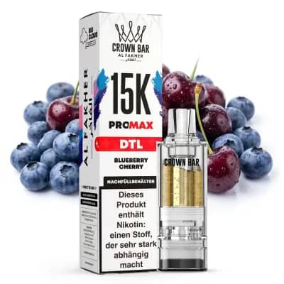 AL FAKHER CROWN BAR 15K PRO MAX - BLUEBERRY CHERRY – POD
