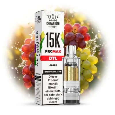 AL FAKHER CROWN BAR 15K PRO MAX - GRAPE – POD