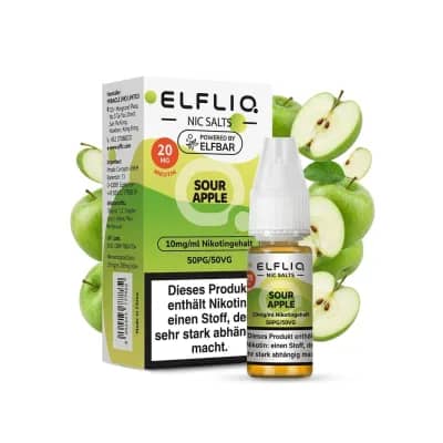 Elf Bar ElfLiq - Liqiud - 20mg - Sour Apple