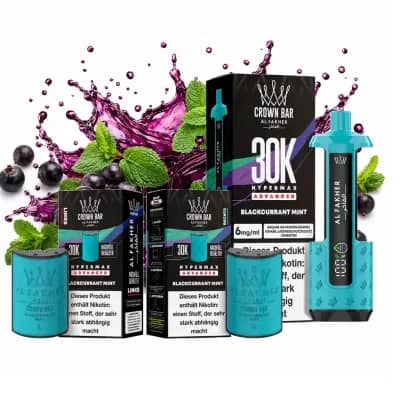 AL FAKHER 30K HYPERMAX – BLACKCURRANT MINT