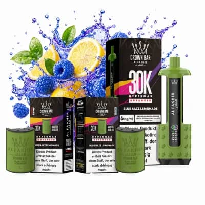 AL FAKHER 30K HYPERMAX – BLUE RAZZ LEMONADE