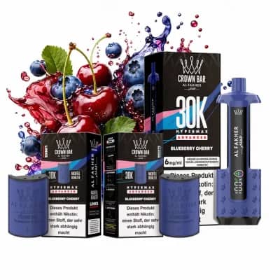 AL FAKHER 30K HYPERMAX – BLUEBERRY CHERRY