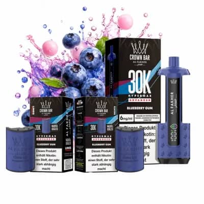 AL FAKHER 30K HYPERMAX – BLUEBERRY GUM