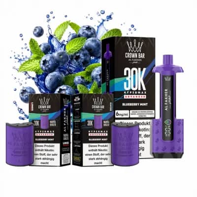 AL FAKHER 30K HYPERMAX – BLUEBERRY MINT