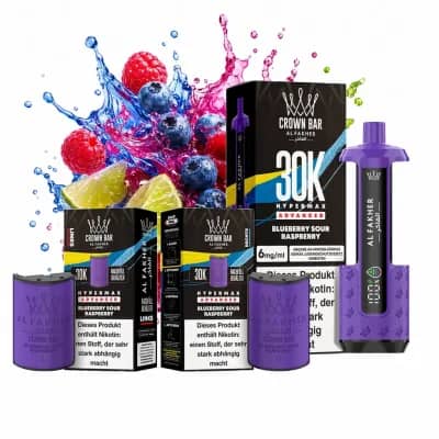 AL FAKHER 30K HYPERMAX – BLUEBERRY SOUR RASPBERRY