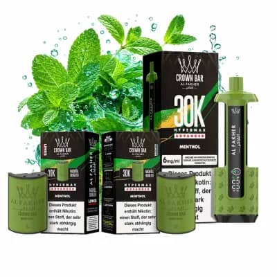 AL FAKHER 30K HYPERMAX – Menthol