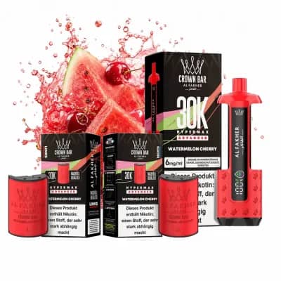 AL FAKHER 30K HYPERMAX – Watermelon Cherry