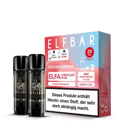 ELFBAR ELFA Prefilled Pods 2x2 ml – Frozen Berries – 20 mg/ml