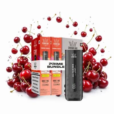 Al Fakher 50K Hypermax Prime – Cherry Fiesta Bundle mit Akkuträger