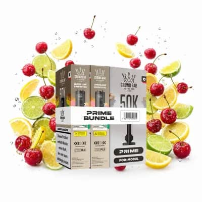 Al Fakher 50K Hypermax Prime – Lemon Lime Cherry Fizz Pod Bundle ohne Akkuträger