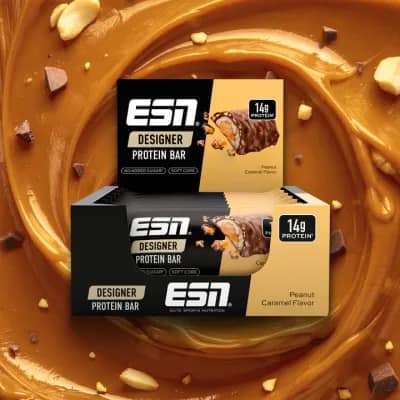 ESN Designer Bar 12 x 45 g Peanut Caramel