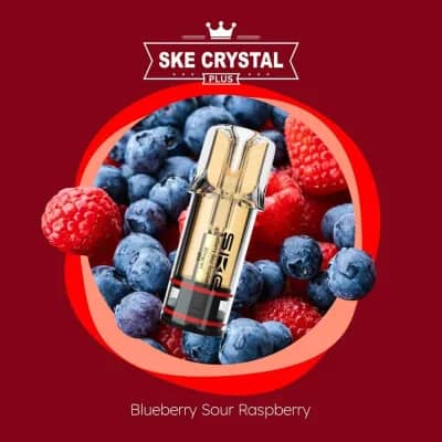 Crystal Plus Pod 2x 600 Züge Blueberry Sour Raspberry