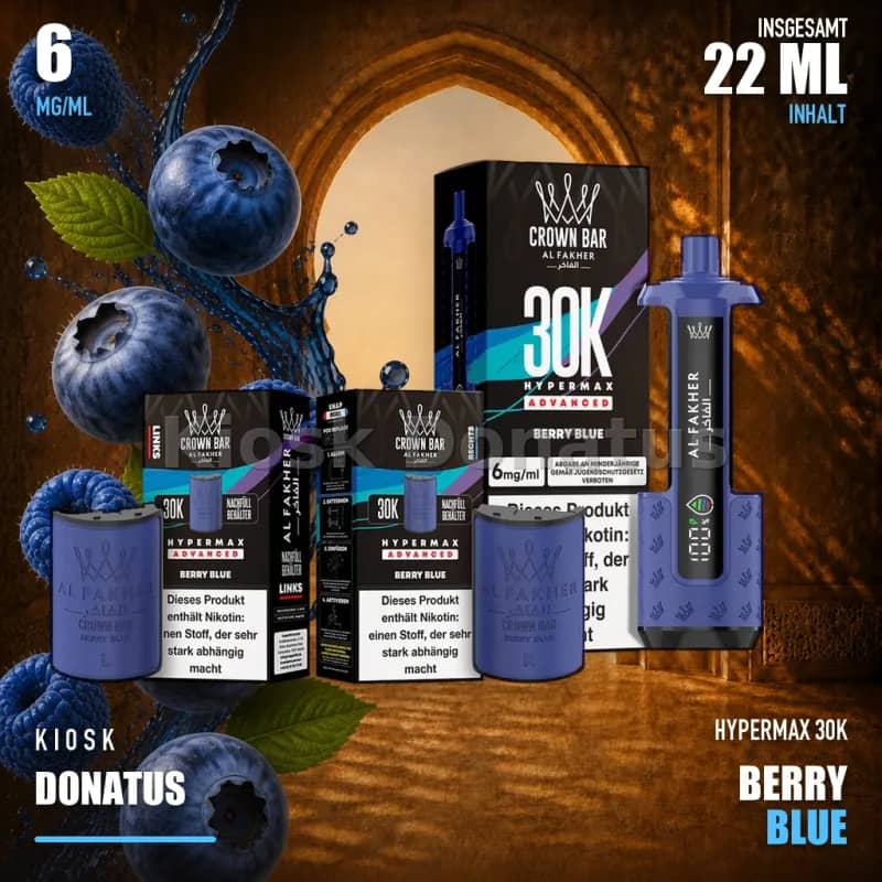 ALFAKHER 30K HYPERMAX – BERRY BLUE