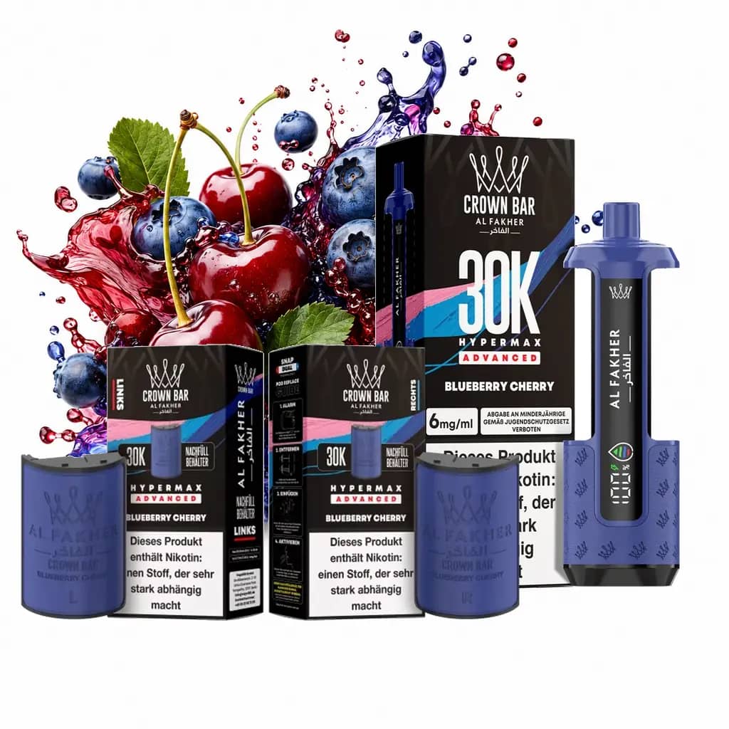ALFAKHER 30K HYPERMAX – BLUEBERRY CHERRY