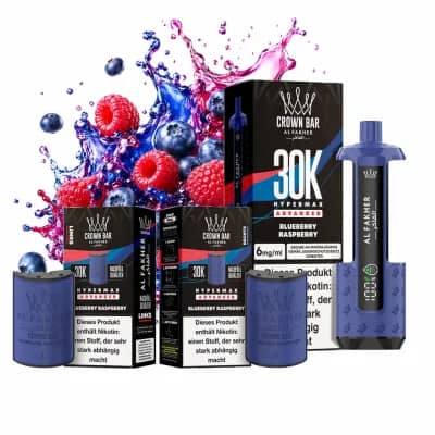 ALFAKHER 30K HYPERMAX – BLUEBERRY RASPBERRY