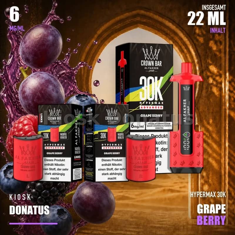 ALFAKHER 30K HYPERMAX – GRAPE BERRY