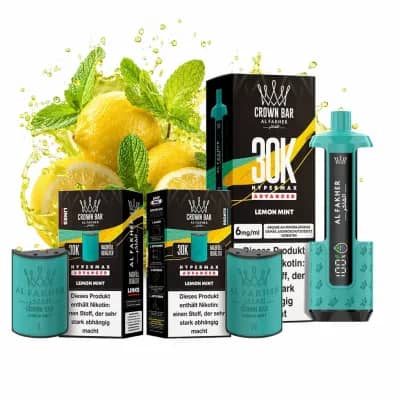 ALFAKHER 30K HYPERMAX – LEMON MINT
