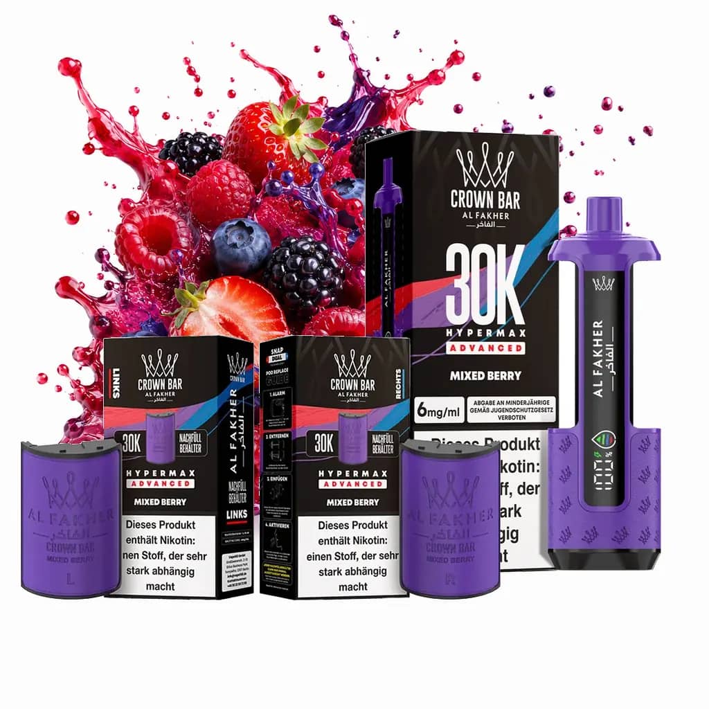 ALFAKHER 30K HYPERMAX – Mixed Berry