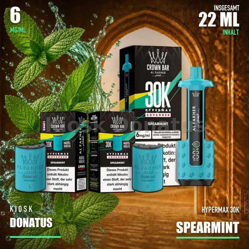ALFAKHER 30K HYPERMAX – Spearmint