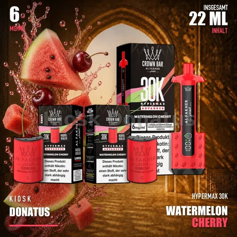 ALFAKHER 30K HYPERMAX – Watermelon Cherry