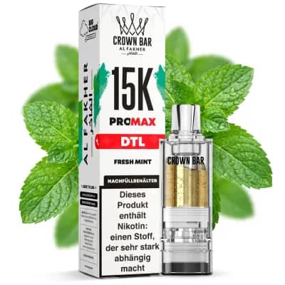 ALFAKHER CROWN BAR 15K PRO MAX - FRESH MINT – POD