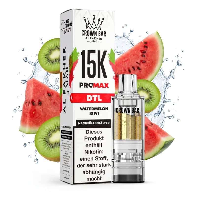 ALFAKHER CROWN BAR 15K PRO MAX - WATERMELON KIWI – POD