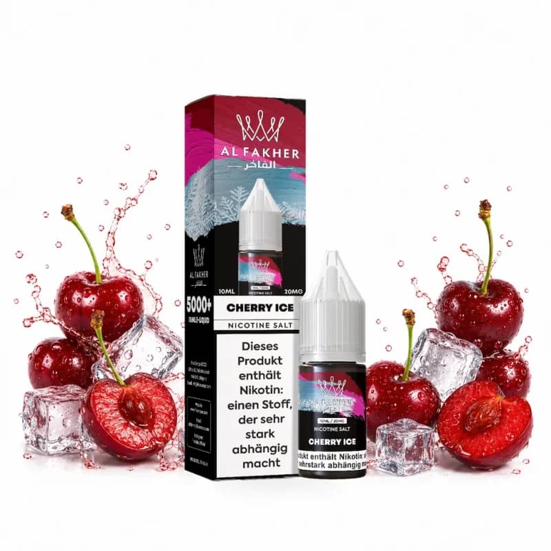 Alfakher Nikotinsalz Liquid 20mg 10ml – Cherry Ice