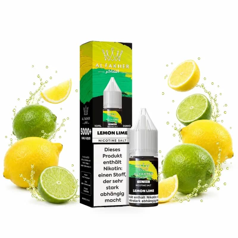 Alfakher Nikotinsalz Liquid 20mg 10ml – Lemon Lime