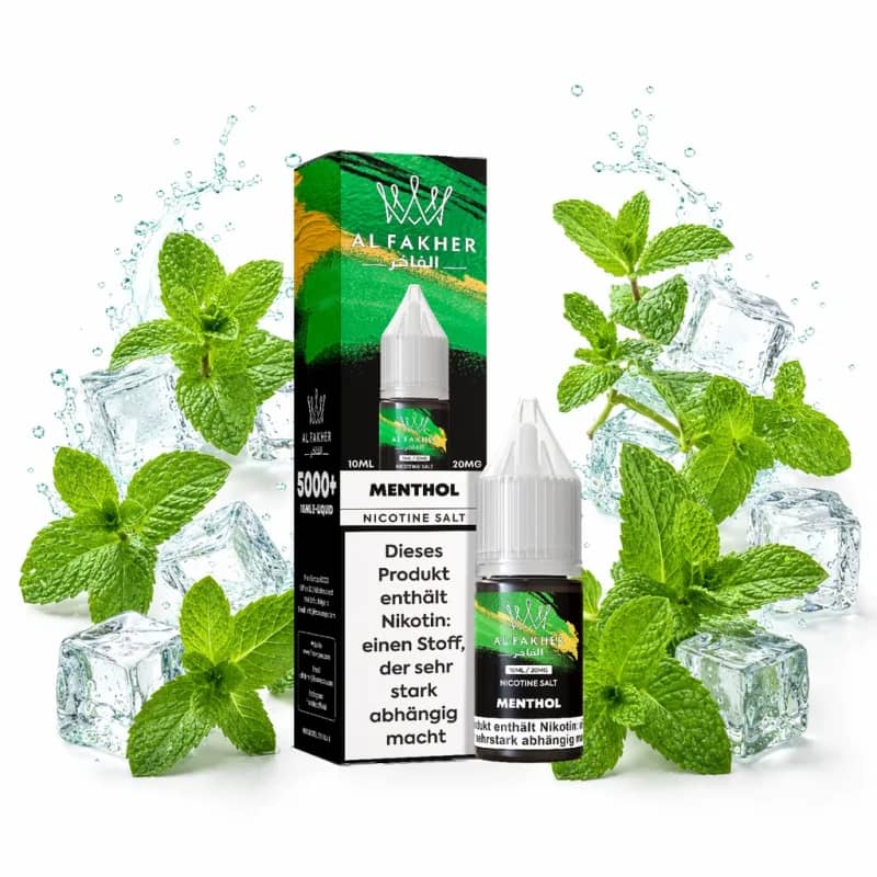 Alfakher Nikotinsalz Liquid 20mg 10ml – Menthol
