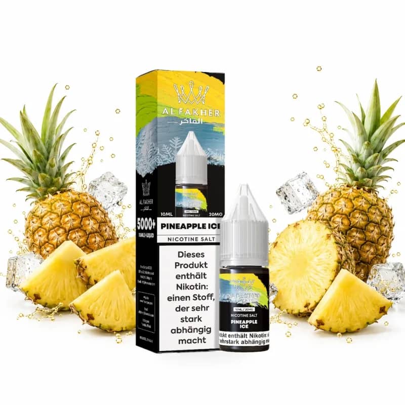 Alfakher Nikotinsalz Liquid 20mg 10ml – Pineapple Ice