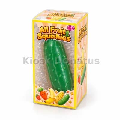 All Fruit Crispy Squishy Gurke Grün, 1 Stück